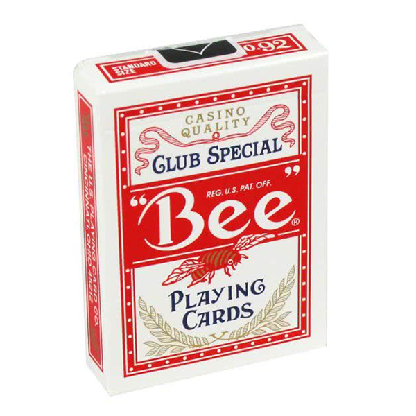 Bee Playing Cards Red